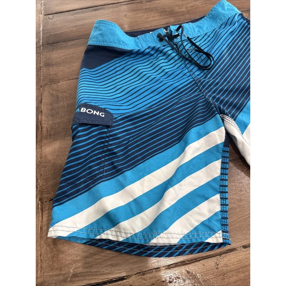 Billabong Men‎ Blue Flat Front Outdoor Board Shorts Size 32